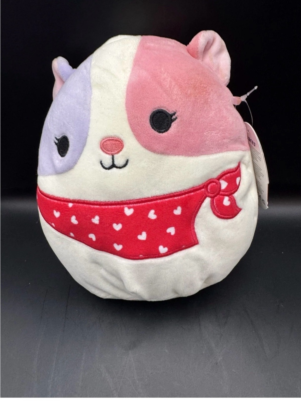 Squishmallows Valentine’s Day 2024 Niven the Tri-Colored Guinea Pig 8" NWT